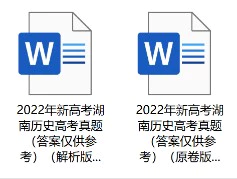 2022年新高考湖南历史高考真题(原卷版+解析版)(doc格式下载)